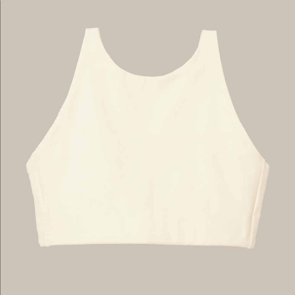Girlfriend Collective Ivory Topanga Bra